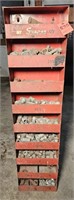 Metal Snap-On Cabinet, Lugnuts & Other Misc