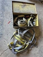 Metal Box with Rachet & Tie Down Straps