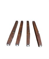 (4) Wooden Table Legs