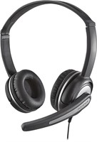$20  Insignia - On-Ear Stereo Headset - Black