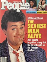 Jay Leno autographed People magazine cover