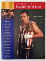California Boxing Hall of Fame Oscar De La Hoya ma