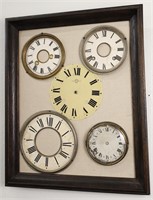Framed Clock Art from Vintage Clock Parts