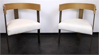 Modern MCM/Art Deco Style Dining Chairs