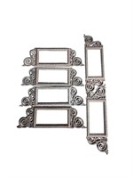 (6) Ornate Metal Frames