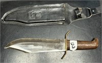 LARGE KNIFE MADE IN PAKISTAN W/COVER
