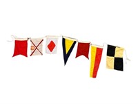 String of Cloth Maritime Signal Flags