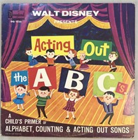 Walt Disney Presents Acting Out The ABC's LP