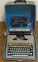 1959 Royal Heritage Magic Margin Typewriter w/Case