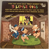 Walt Disney's Story & Songs About 3 Little Pigs LP