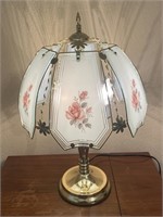 Brass & Frosted Glass Lamp