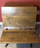 Antique AH Andrews, Chicago School Desk