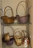 Assorted Easter Baskets & Decor