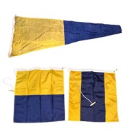 (3) Nylon Nautical Flags