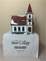 Dept 56 "Shady Oak Church" Snow Village IOB