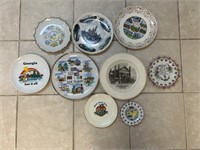 Six Flags, Disneyland & Other Souvenier Plates