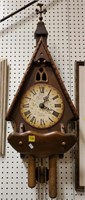 New England Clock. Co. Cathedral Wall Clock