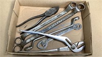 VARIOUS WRENCHES, PLIERS, CHANNEL LOCKS