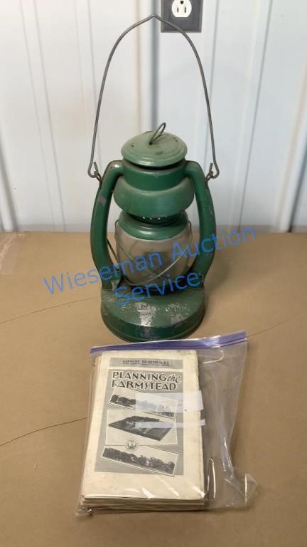 EMBURY MFG CO OIL LANTERN AND VINTAGE USDA