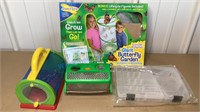 BUTTERFLY GARDEN KIT, BUG CATCHERS AND
