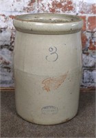 A Red Wing Union Stoneware 3 Gal Churn, small