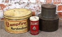 4 Vintage Tins incl Campfire & Butternut, G+