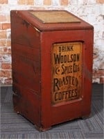 A Very Fine Woolson Spice Country Store Bin,