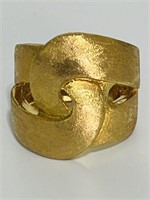 Vintage PD Ring Premier Designs Gold Tone