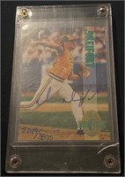 1993 Darren Dreifort Signed Baseball Card