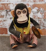 Toy Cymbals Monkey, battery op, C.K. Japan, G+