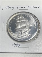 1 Troy Oz Silver Round Liberty Mint