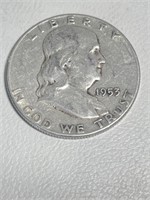 1953-S Ben Franklin 1/2
