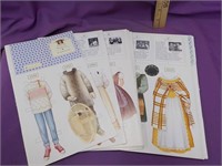 Paper doll clothes