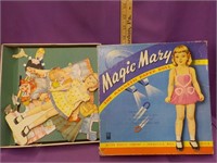 Magic Mary magnetic doll as is