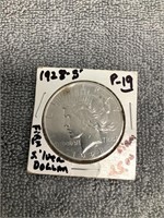 1928S Peace Silver Dollar