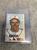 1951 Ray Coleman Bowman Card