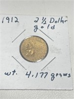 1912 $2 1/2 Quarter Eagle Gold