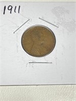 1911 Wheat Penny