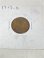 1913-D Wheat Penny