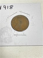 1918 Wheat Penny