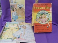 Cinderella Doll paper doll not sure condition