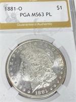 1881-O PGA MS63 PL