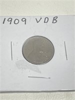 1909 VDB Wheat Penny