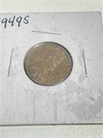 1949-S Wheat Penny