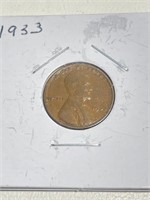 1933 Wheat Penny