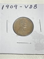 1909 VDB Wheat Penny