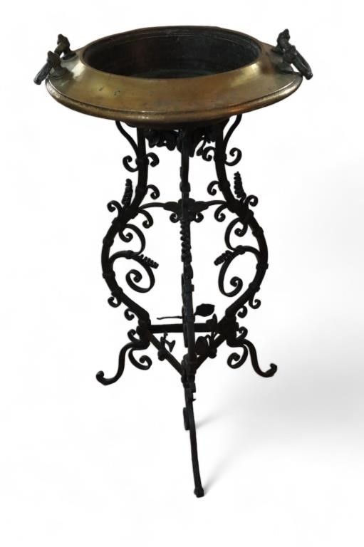 Antique Wrought Iron Brazier