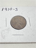 1910-S Wheat Penny