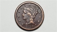 1844 Large Cent High Grade