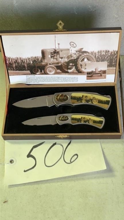 1954 CASE VAH- POCKET KNIFE SET IN WOOD